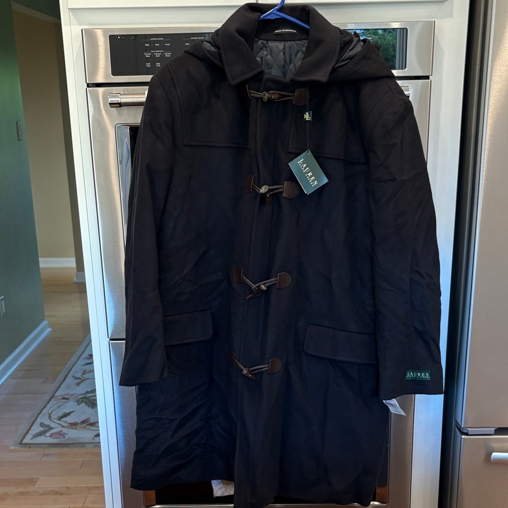 Lauren Ralph Lauren Black Toggle Coat - NWT